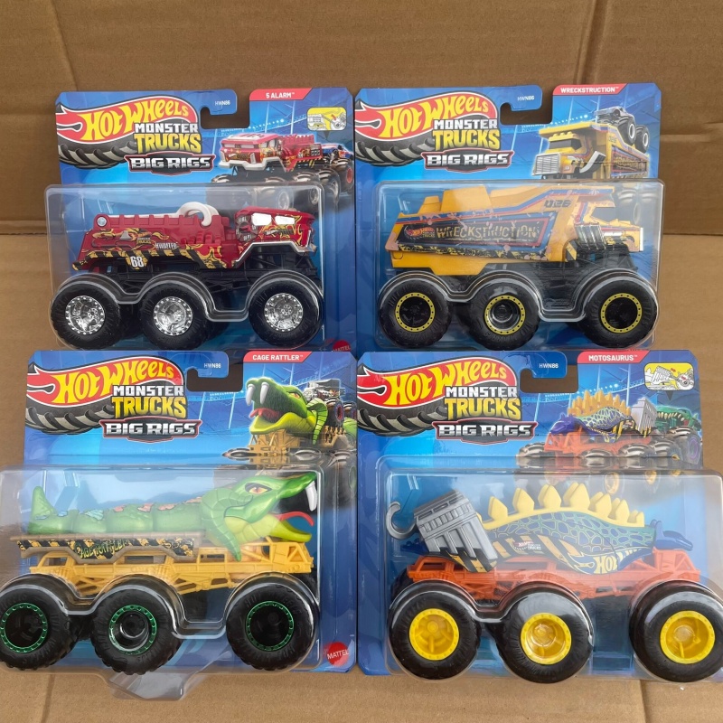 오리지널 핫휠 6륜 자동차 몬스터 트럭 빅 리그스 렉스 - Hot Wheels Car Mainline 리뷰 및 가격