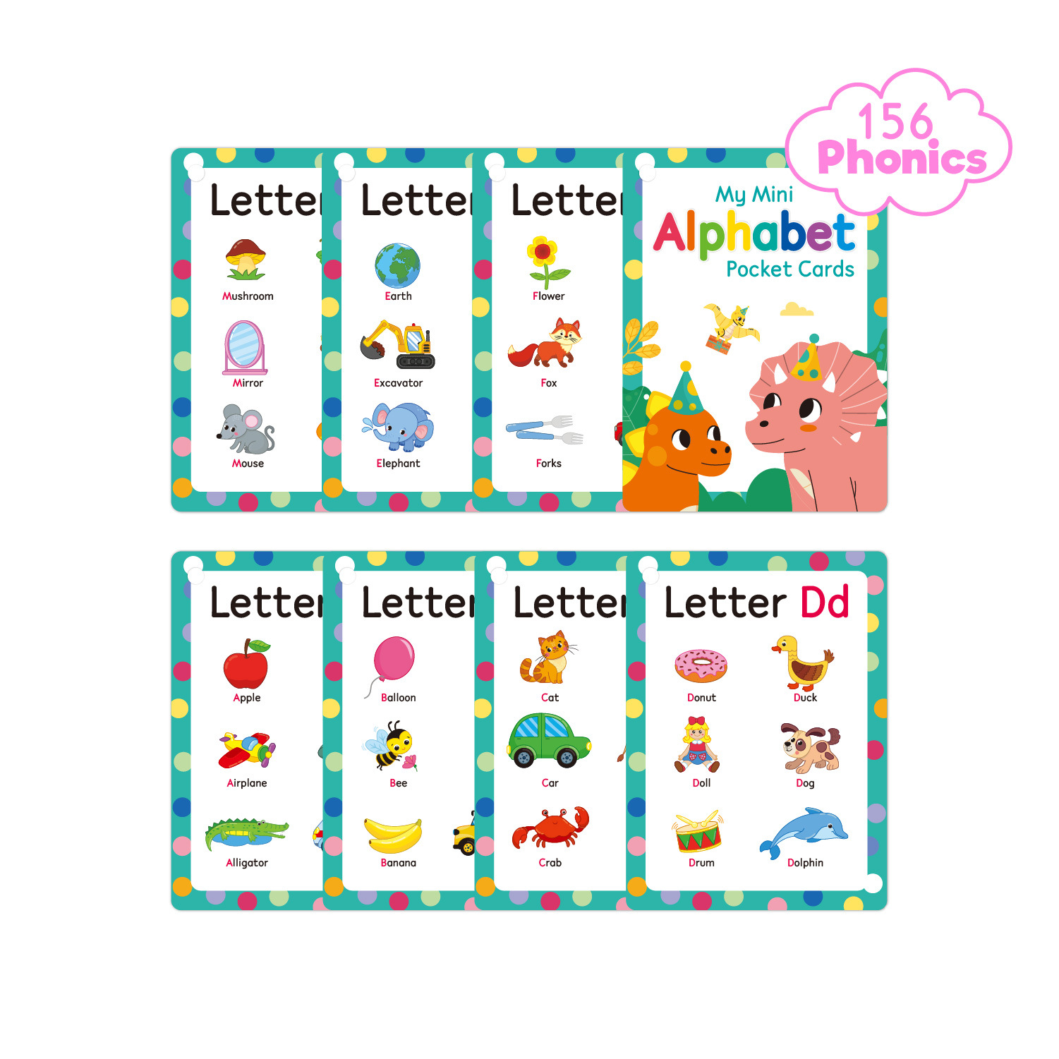 어린이를 위한 ABC 파닉스 플래시 카드 - 영어 단어 - Abc Kids Early Education 리뷰 및 가격