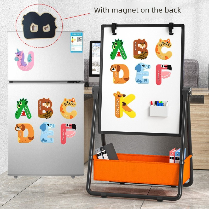 귀여운 동물 알파벳 냉장고 자석 부드러운 고무 ABC  - Abc Kids Early Education 리뷰 및 가격