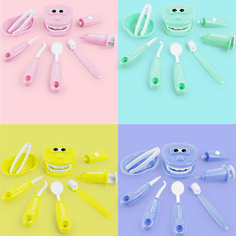 9Pcs 치과 키트 장난감 치과 장난감 역할 놀이 치과 - Kids Doctor Education 리뷰 및 가격