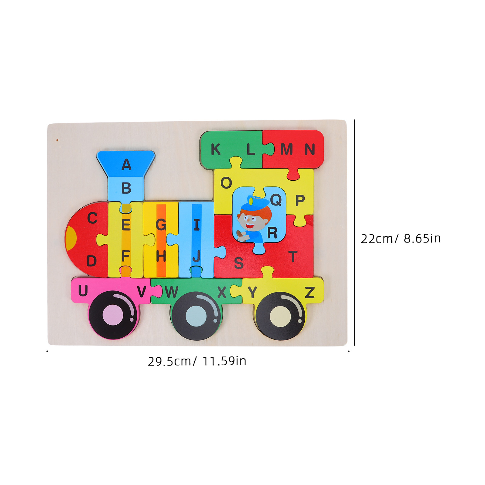1세트 나무 ABC 기차 퍼즐 알파벳 학습 도구 (3- - Abc Kids Early Education 리뷰 및 가격