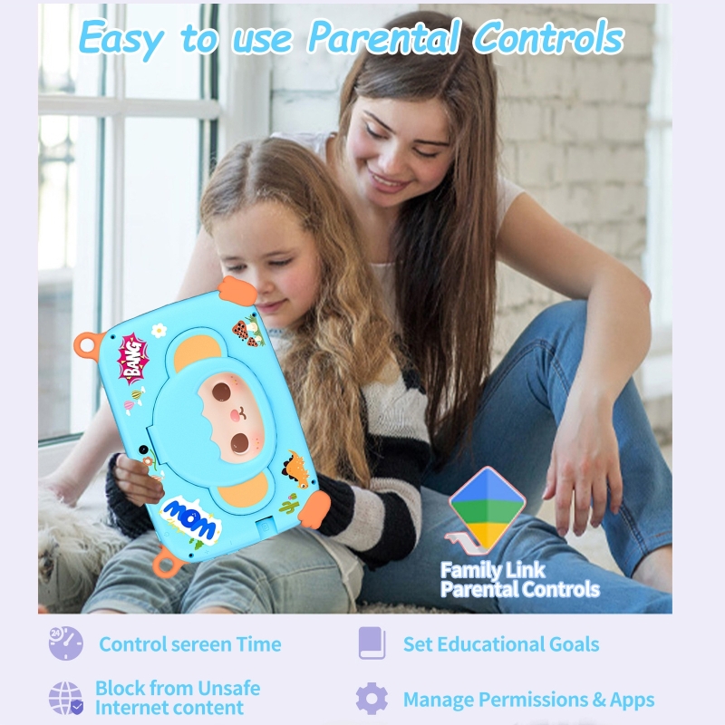 7인치 디스플레이를 갖춘 어린이용 태블릿 PC, 보호  - Kids Education Tablet 리뷰 및 가격