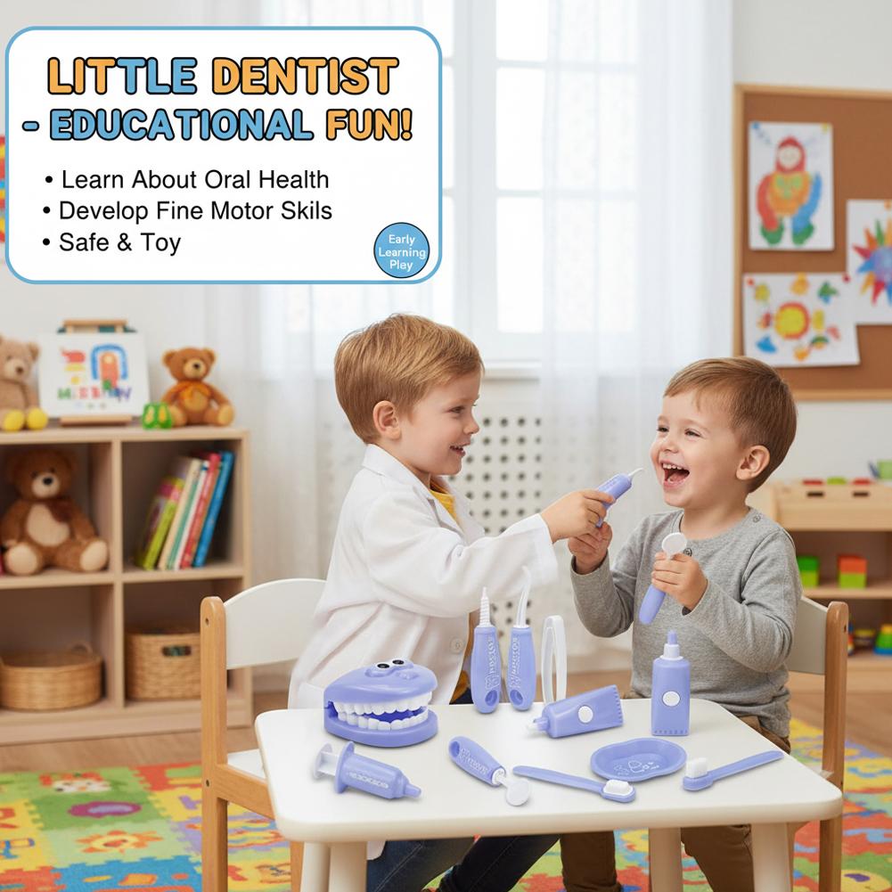 9종 시뮬레이션 치과 의사 놀이 세트 아기 치과 의사  - Kids Doctor Education 리뷰 및 가격